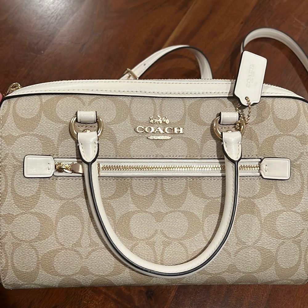 Coach Mini Rowan Crossbody In Signature Canvas